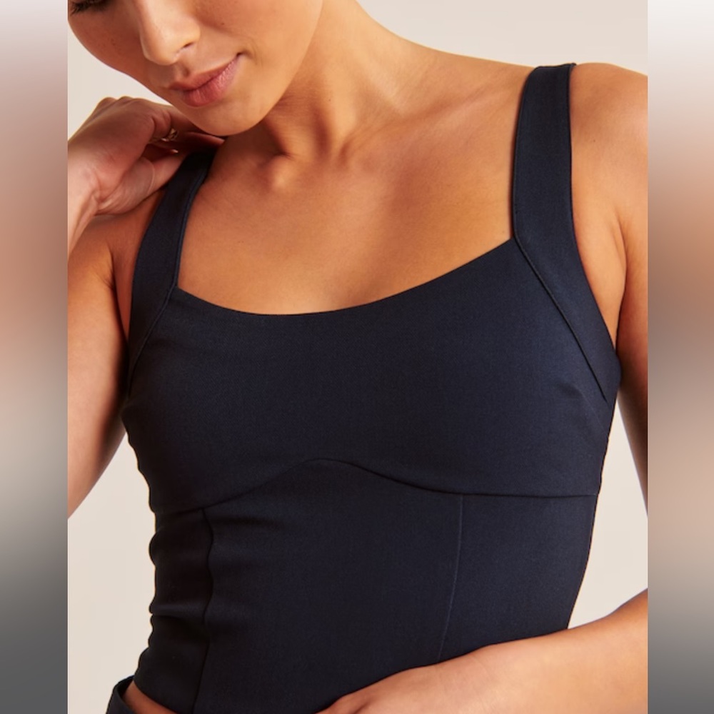 Abercrombie & Fitch Tailored Corset Set Top